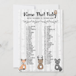 Noem het Baby-spel Kaart