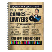 "Noem het Comics Lawyers" Notitieboek (Voorkant)