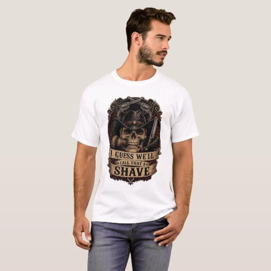 Noem het een scheer T-shirt (Voorkant volledig)