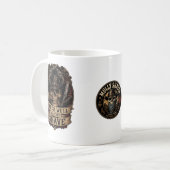 Noem het een scheerbeker koffiemok (Voorkant links)