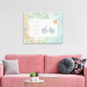 Noem het geen Dream, noem het een Plan Citaat Canvas Afdruk (Insitu (Woonkamer))