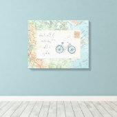 Noem het geen Dream, noem het een Plan Citaat Canvas Afdruk (Insitu (Houten vloer))