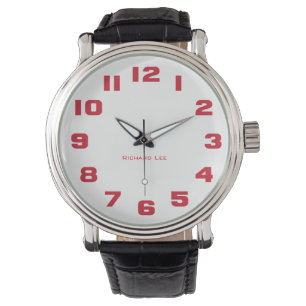 Noem het horloge van uw Man - Rood