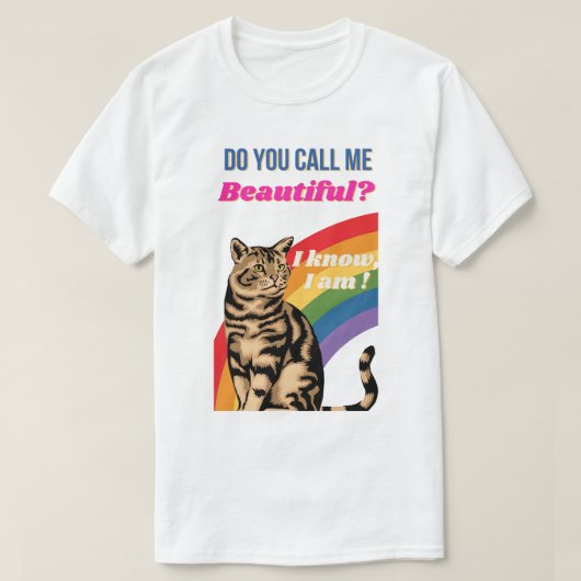 Noem je me mooi t-shirt (Design voorkant)
