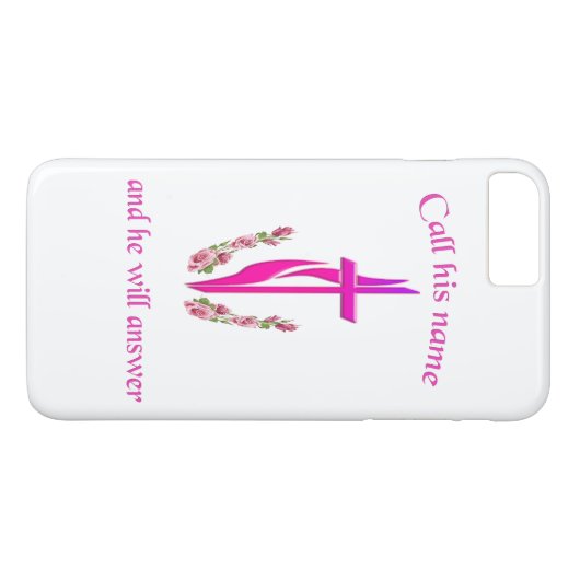 Noem Jezus naam Case-Mate iPhone Case (Achterkant (Horizontaal))