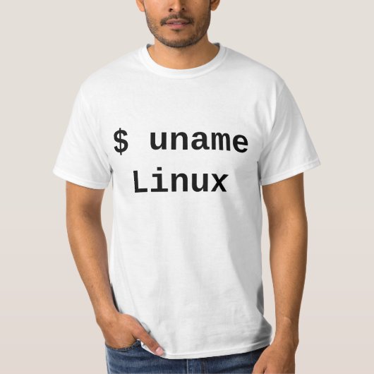 Noem Linux - het enige ware antwoord - licht shirt (Voorkant)