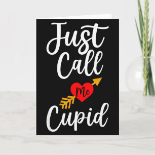 Noem Me Alleen Cupido T-shirt Hart Pijl Valentijns Kaart