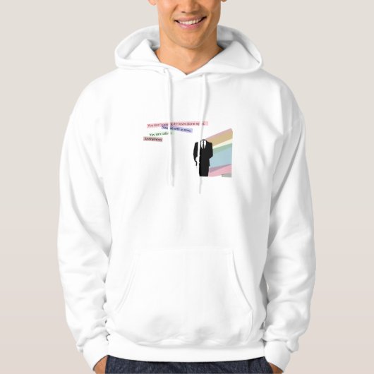 Noem me Anonymous Hoodie (Voorkant)