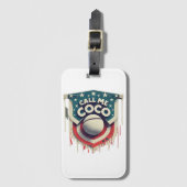 Noem me Coco Noem me Kampioen Bagagelabel (Voorkant (verticaal))