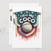 Noem me Coco Noem me Kampioen Kaart (Voorkant / Achterkant)