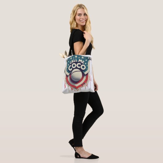 Noem me Coco Noem me Kampioen Tote Bag (Op model)