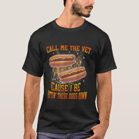 Noem Me De Dierenarts Omdat Ik Grappig Hard Heet H T-shirt (Voorkant)