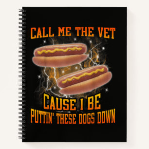 Noem me de dierenarts want ik ben grappig hard het notitieboek