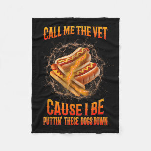 Noem me de dierenarts want ik ben grappig harde Ho Fleece Deken