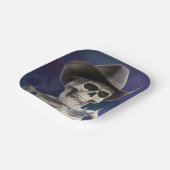 Noem me "Doc Botten", griezelige Skeleton Sheriff Papieren Bordje (Gebogen)