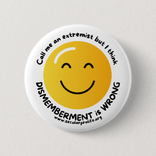 Noem me een extremist ronde button 5,7 cm