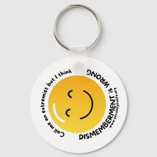 Noem me een extremist sleutelhanger (Voorkant)