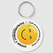 Noem me een extremist sleutelhanger (Achterkant)