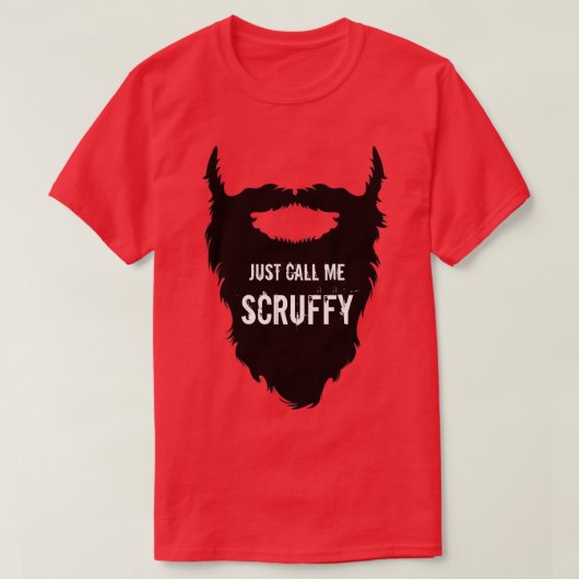 Noem me enkel Scruffy Classic TShirt (Design voorkant)