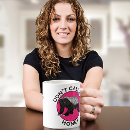 Noem Me Geen Honing Roze Feministische Honingdas K Koffiemok