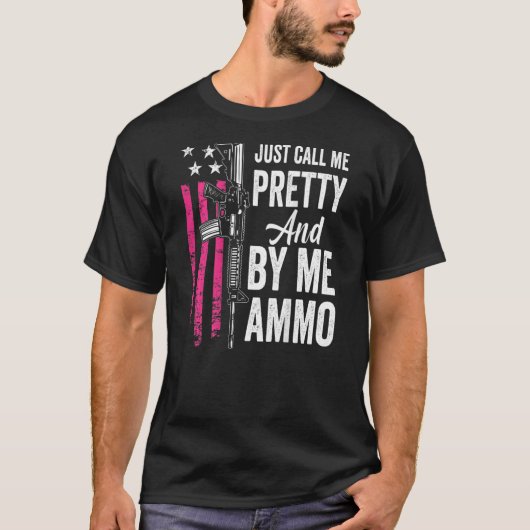 Noem me gewoon  en koop me ammo dames AR15 G T-shirt (Voorkant)