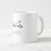 Noem me gewoon Glam-Ma Quote Grote Koffiekop (Voorkant rechts)