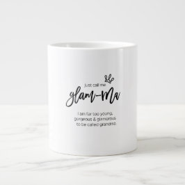Noem me gewoon Glam-Ma Quote Grote Koffiekop