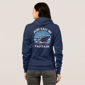 Noem me gewoon kapitein | Offerte zeeman Hoodie (Achterkant volledig)