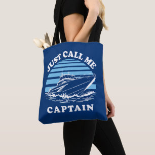 Noem me gewoon kapitein Offerte zeeman Tote Bag