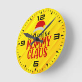 Noem me gewoon mama Claus-56876 Ronde Klok (Hoek)