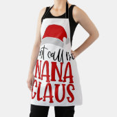 Noem me gewoon Nana Claus Kerstmoeder Schort (Insitu)
