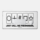 Noem me gewoon paranormale Zener Kaarten Bureaumat (Keyboard & Muis)