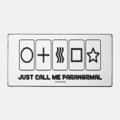 Noem me gewoon paranormale Zener Kaarten Bureaumat (Voorkant)