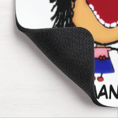 Noem me gewoon Princess Girl Cartoon Muismat (Hoek)