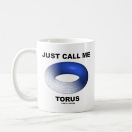 Noem me gewoon Torus (Blue Torus Topology) Koffiemok