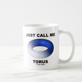 Noem me gewoon Torus (Blue Torus Topology) Koffiemok