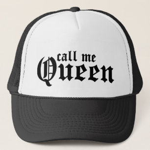 Noem me koningin trendy moderne minimalistische gr trucker pet