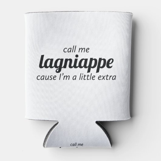 Noem me Lagniappe Blikjeskoeler (Voorkant)