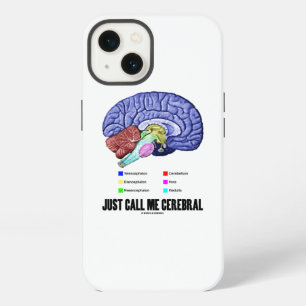 Noem Me Maar Cerebrale Hersen Anatomie Humor iPhone 13 Hoesje