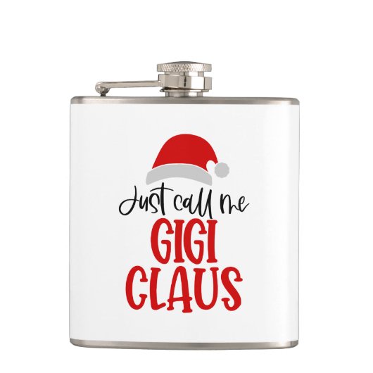 Noem me maar Gigi Claus-56374 Heupfles (Voorkant)