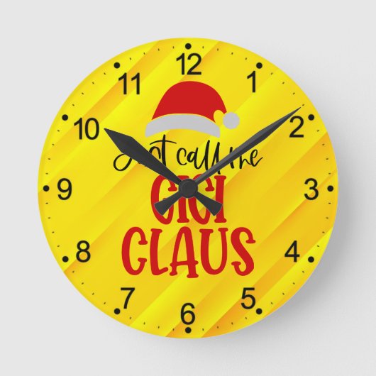 Noem me maar Gigi Claus-56374 Ronde Klok (Voorkant)
