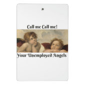 Noem me maar het witte miniklembord. mini klembord (Achterkant)