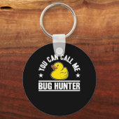 Noem me maar Hunter Funny Rubber Duck Programming Sleutelhanger (Voorkant)