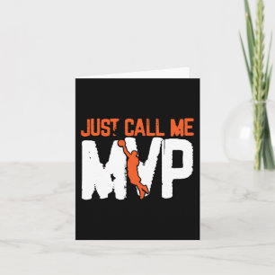 Noem me maar MVP Basketbalspeler Kaart
