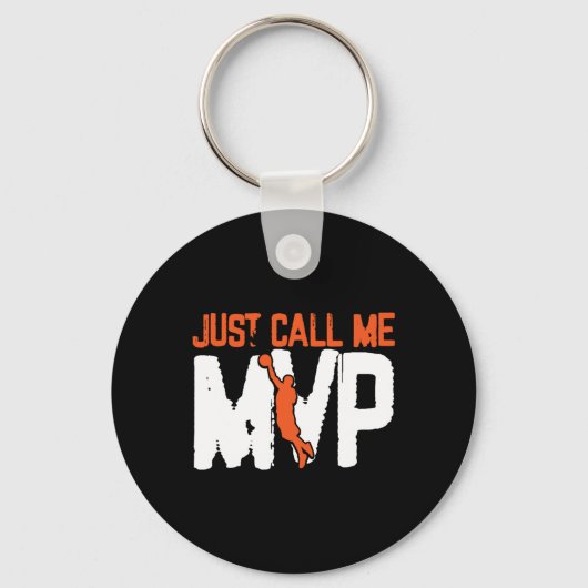 Noem me maar MVP Basketbalspeler Sleutelhanger (Voorkant)