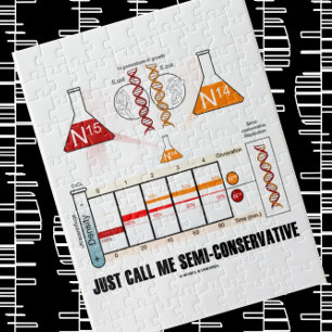Noem me maar semi-conservatieve moleculaire biolog legpuzzel