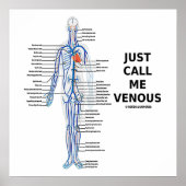 Noem me maar Venous Veins Venous System Poster (Voorkant)