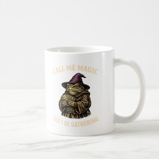 Noem Me Magisch Oom Omdat Ik Grappige Tovenaarkikk Koffiemok (Rechts)