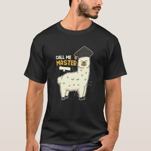 Noem me Master Degree T-shirt (Voorkant)