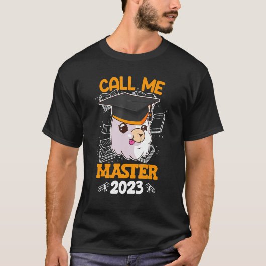 Noem me mastergraad 2023 t-shirt (Voorkant)